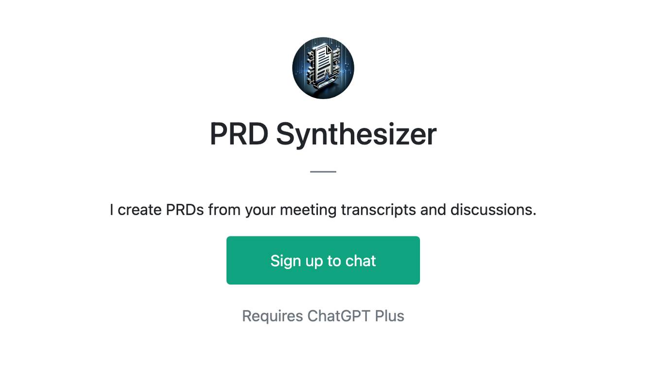 PRD Synthesizer Screenshot