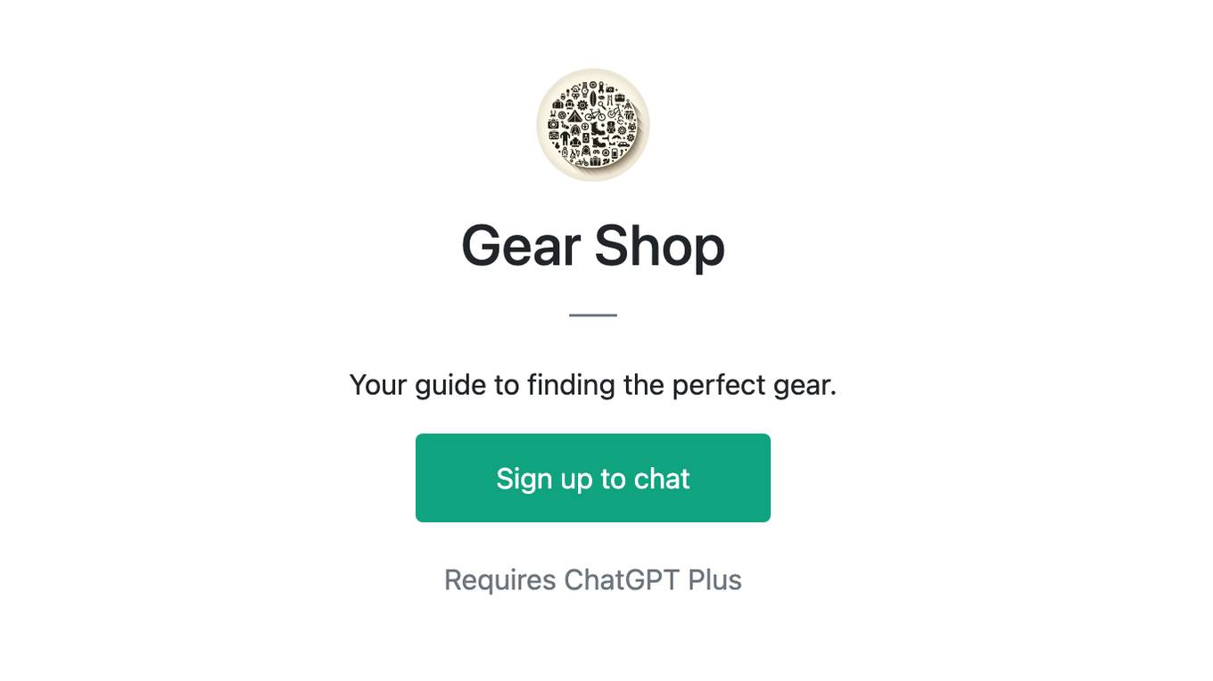 Gear Shop Screenshot