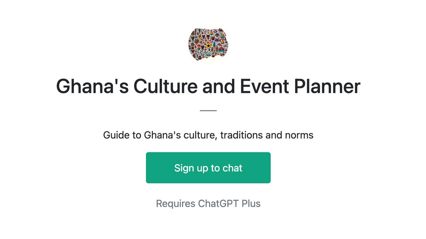 Ghana's Culture and Event Planner Screenshot