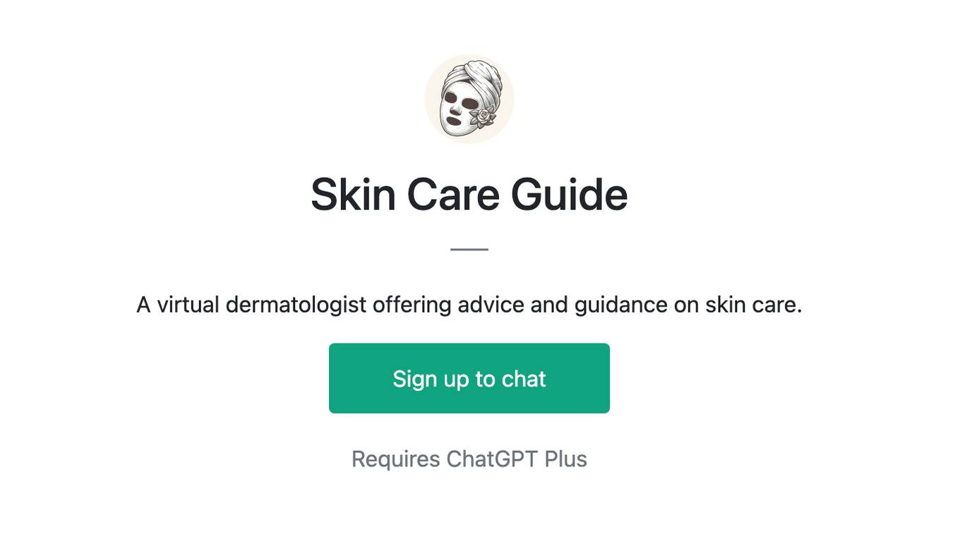 Skin Care Guide Screenshot