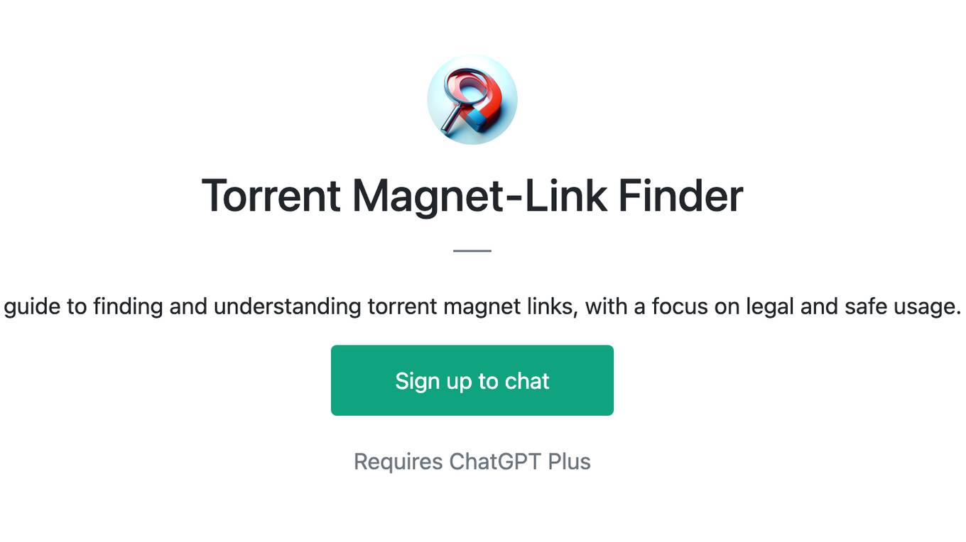 Torrent Magnet-Link Finder Screenshot