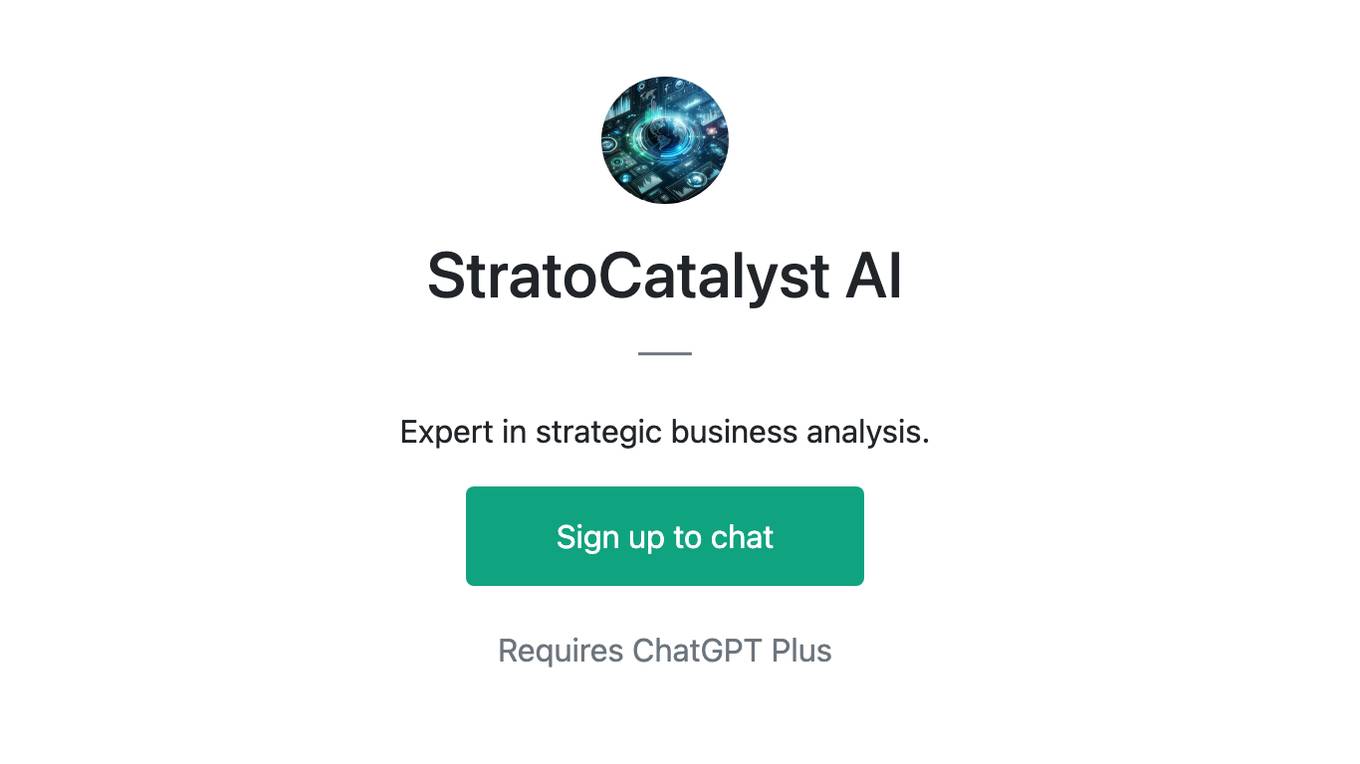 StratoCatalyst AI Screenshot