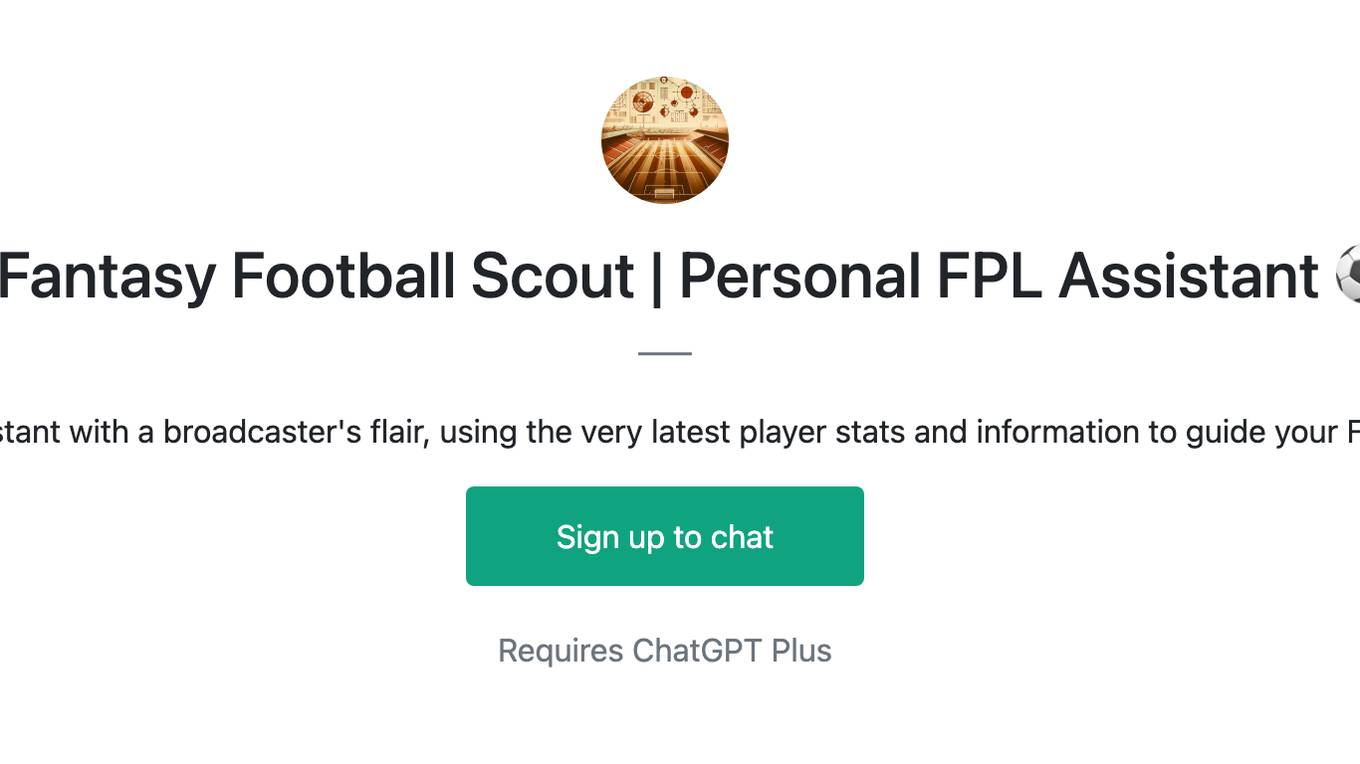 ⚽Fantasy Football Scout | Personal FPL Assistant ⚽ Screenshot