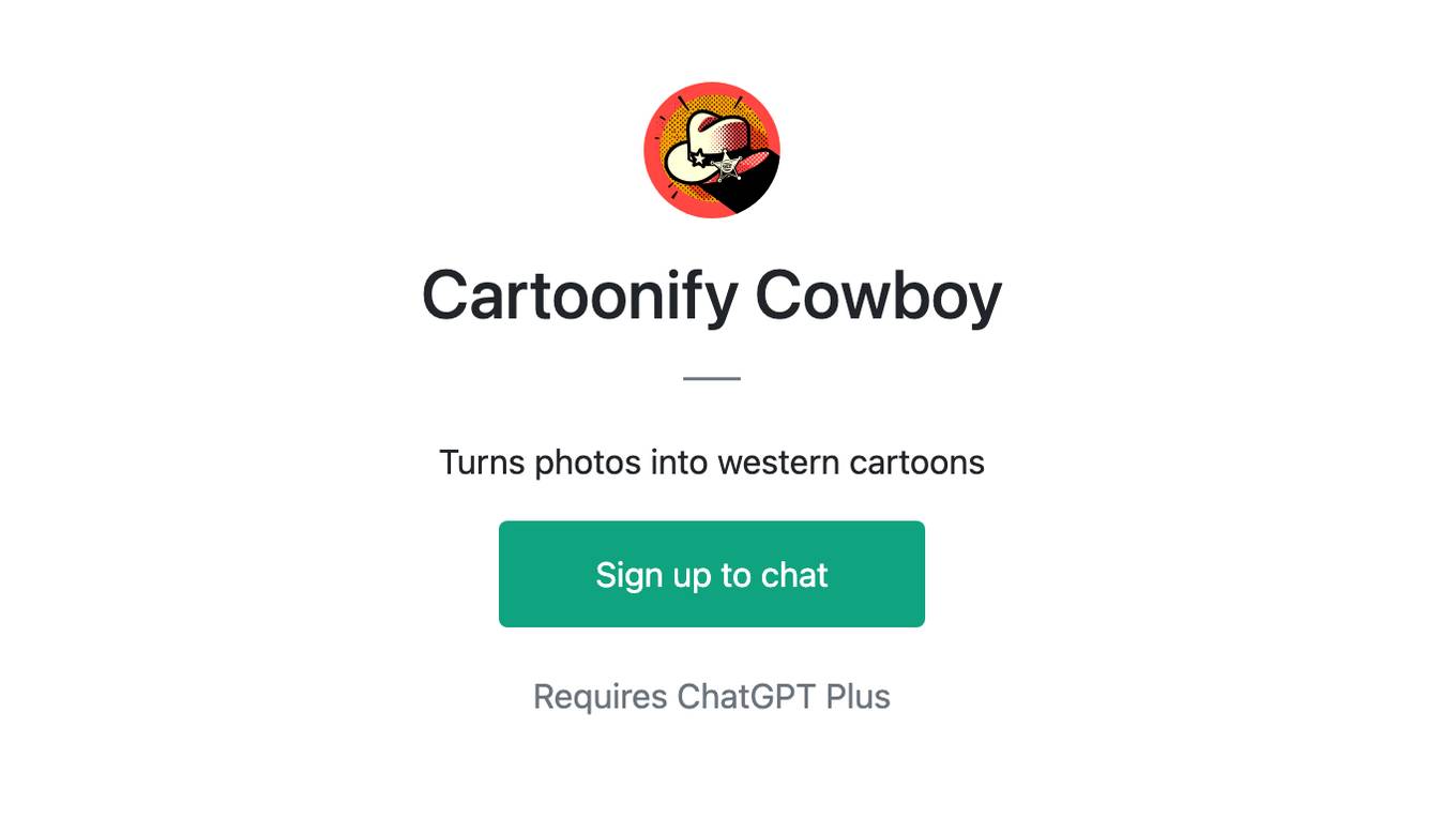 Cartoonify Cowboy Screenshot