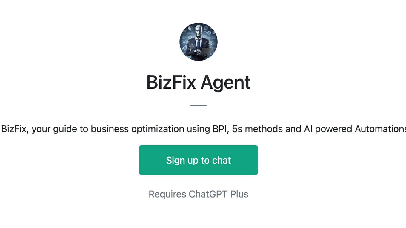 BizFix Agent Screenshot