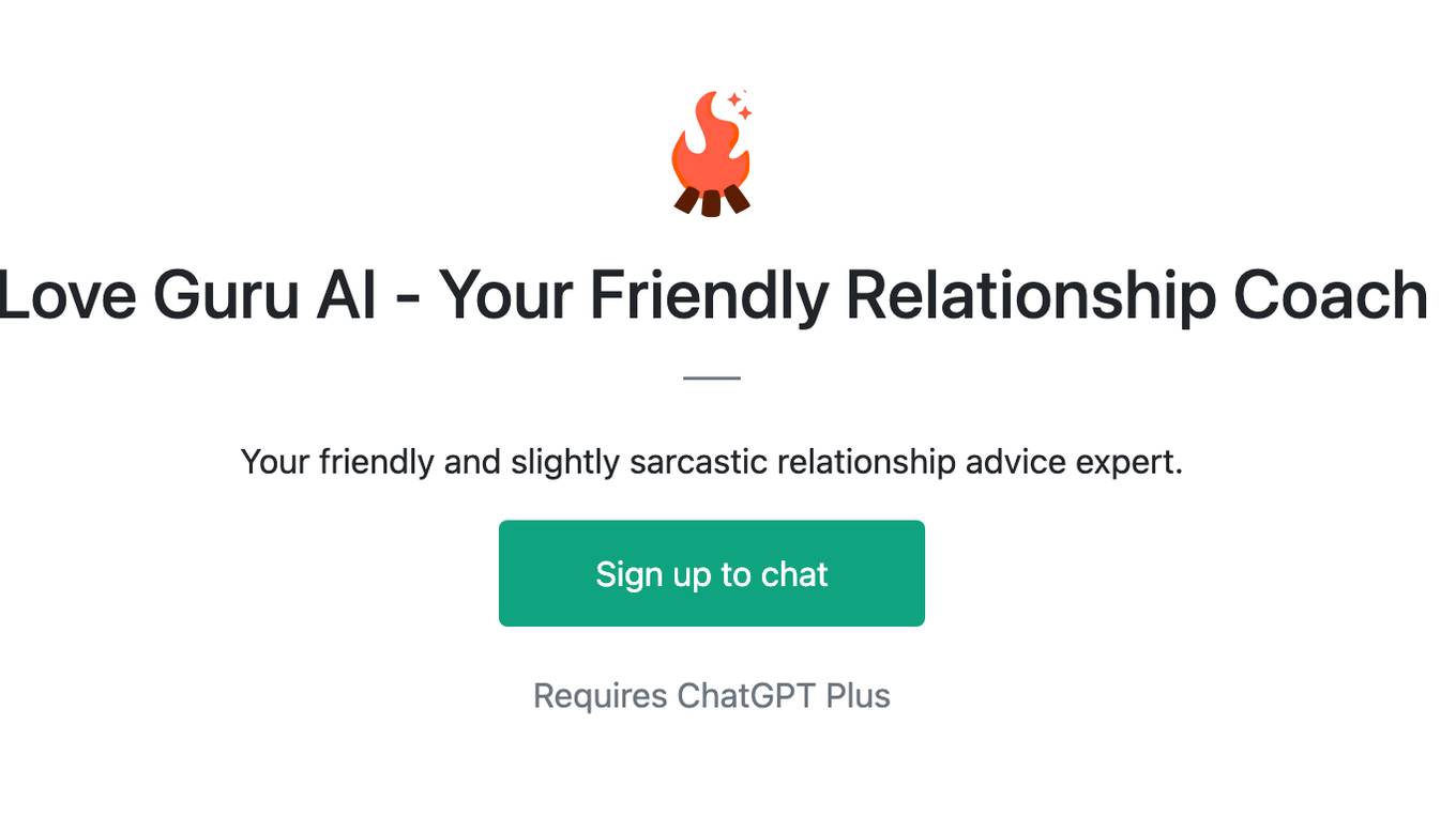 Love Guru AI - Your Friendly Relationship Coach Screenshot