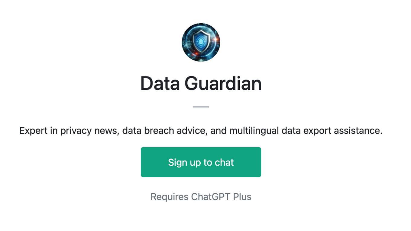 Data Guardian Screenshot