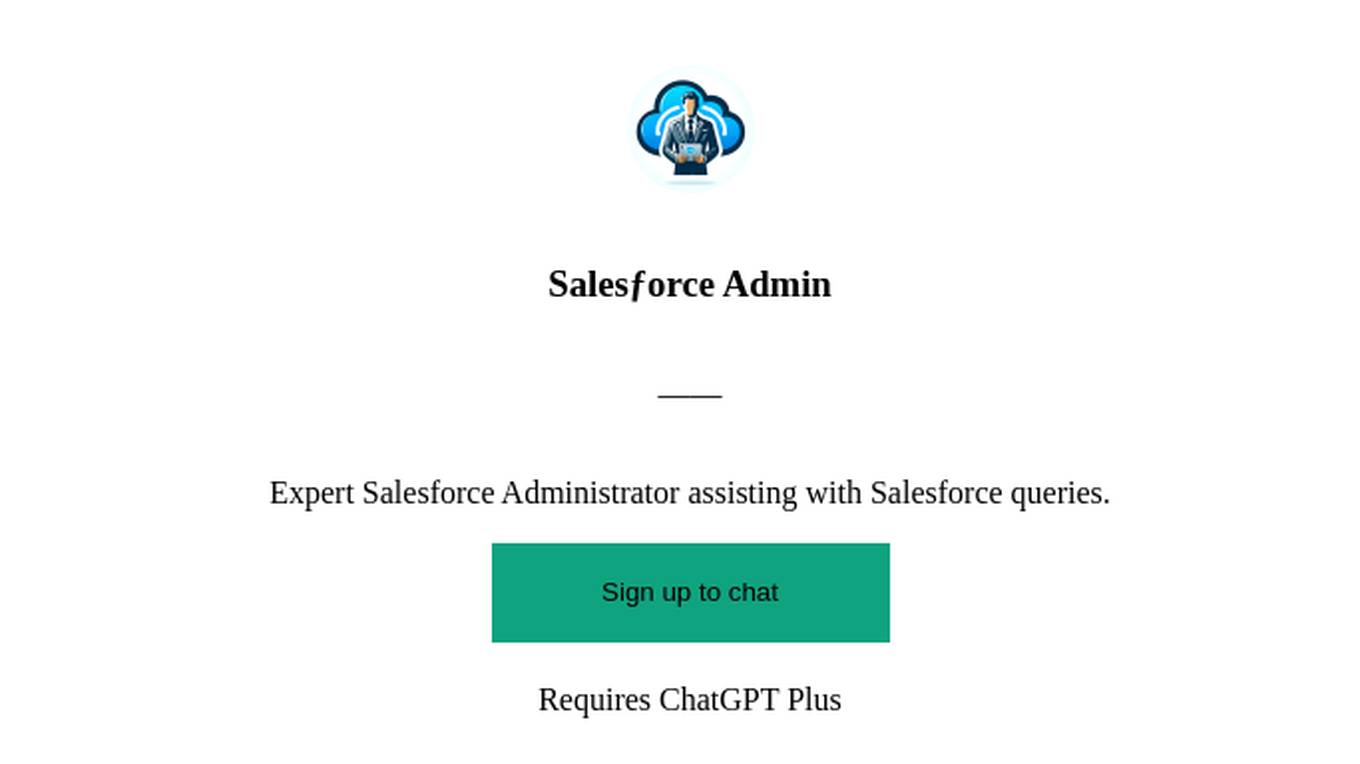 Salesƒorce Admin Screenshot