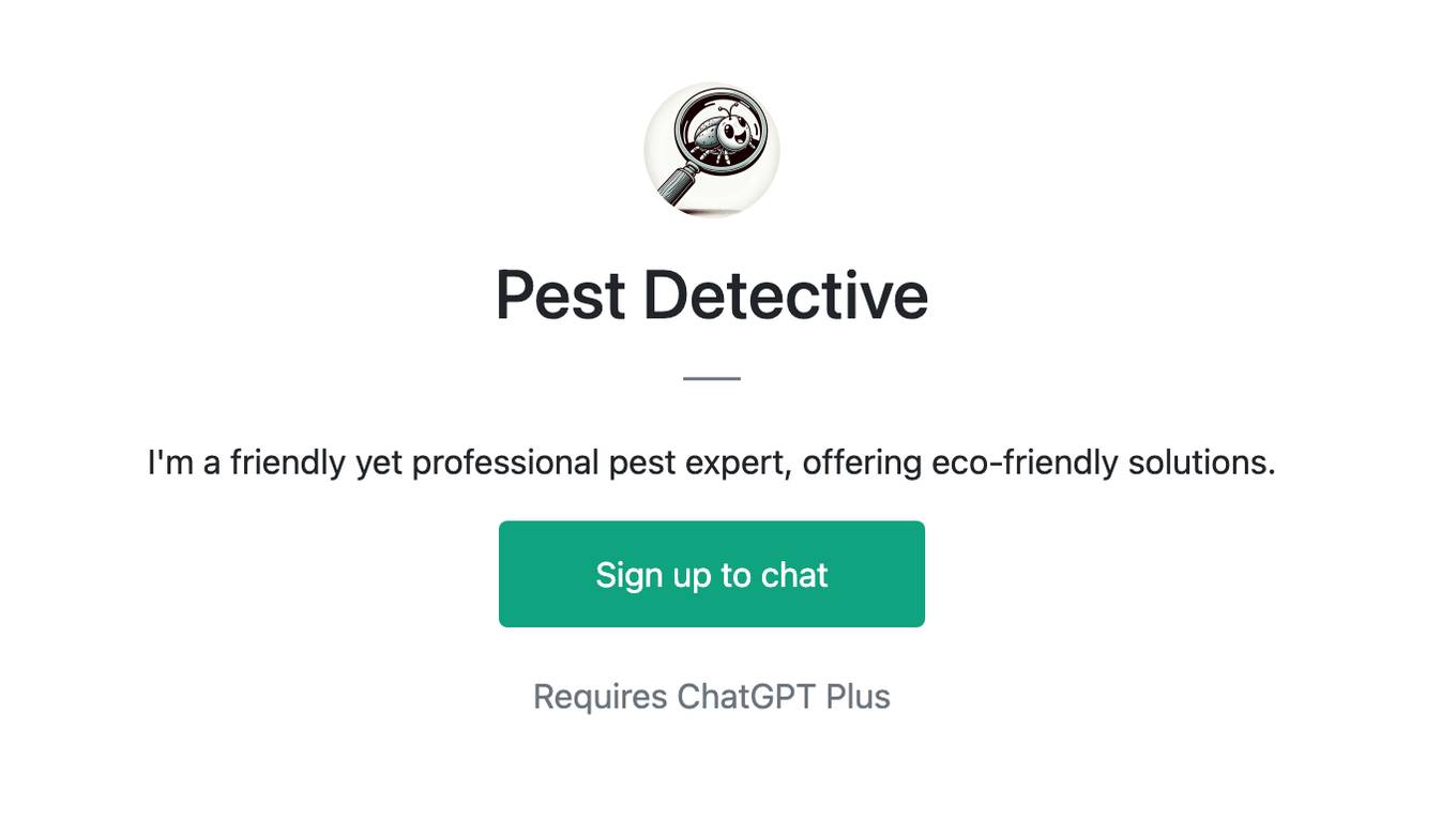 Pest Detective Screenshot