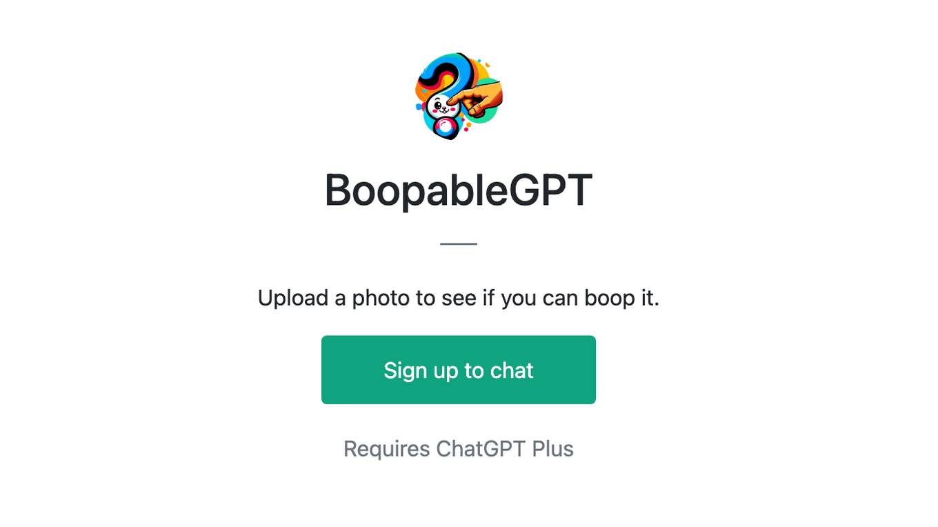 BoopableGPT Screenshot