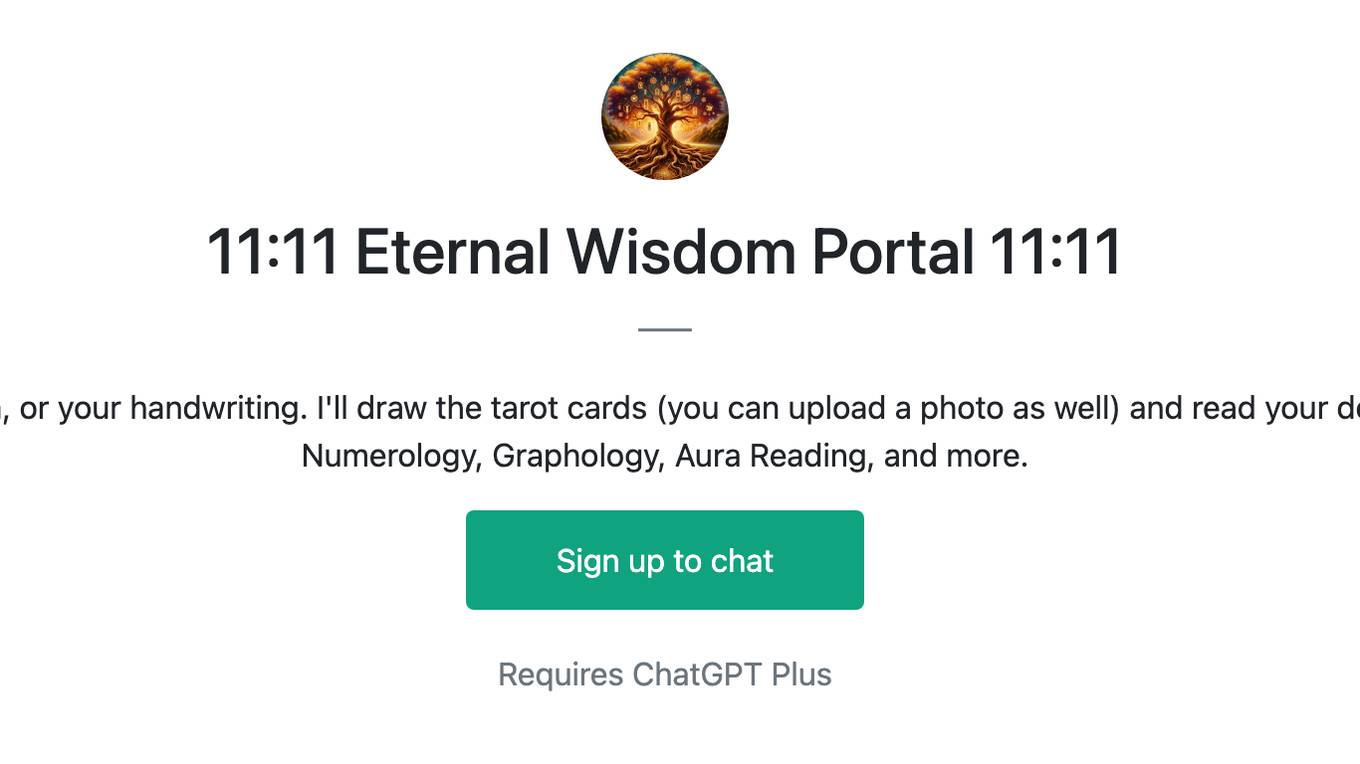 11:11 Eternal Wisdom Portal 11:11 Screenshot