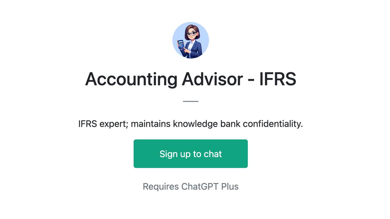 Accounting Advisor - IFRS Screenshot