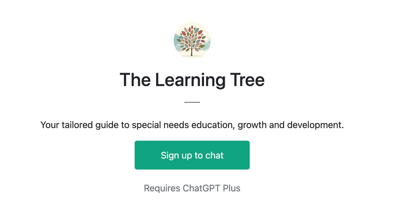 The Learning Tree Screenshot