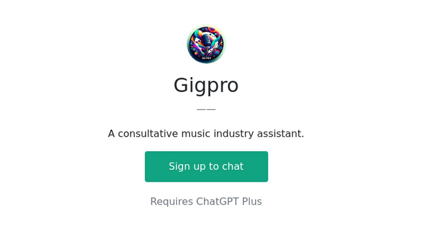 Gigpro Screenshot