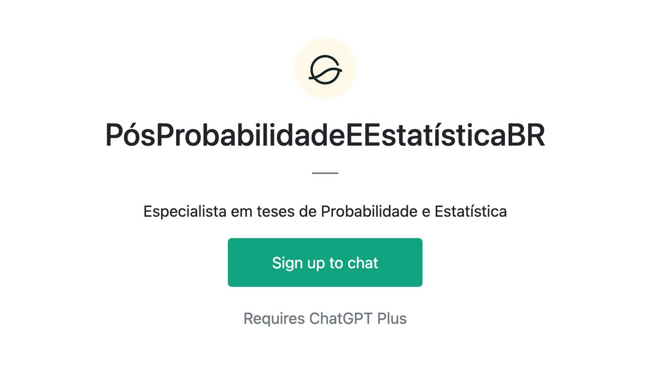 PósProbabilidadeEEstatísticaBR Screenshot