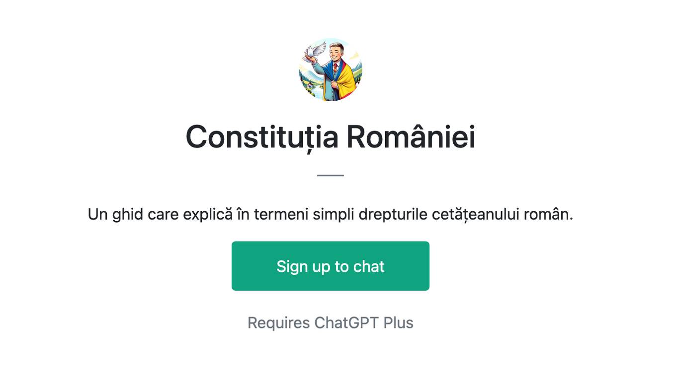 Constituția României Screenshot