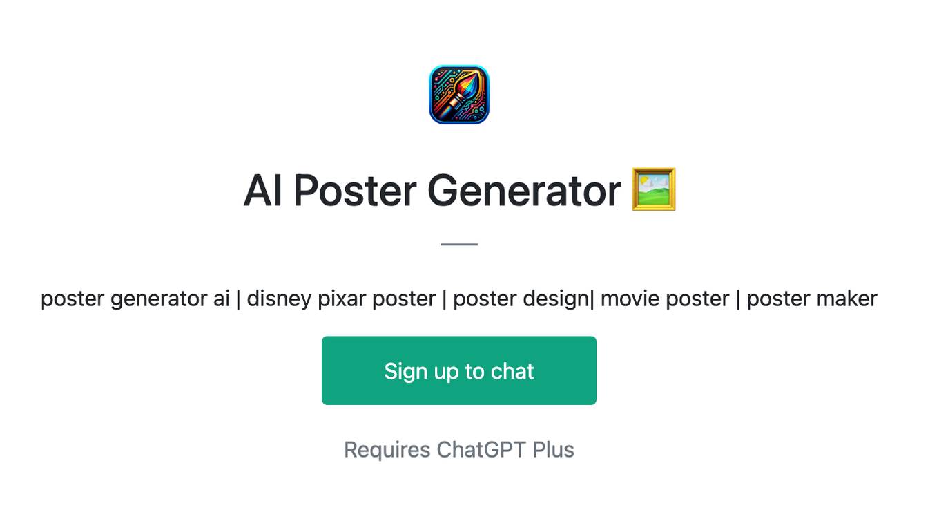 AI Poster Generator 🖼 Screenshot