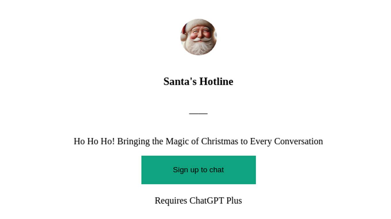 Santa's Hotline Screenshot