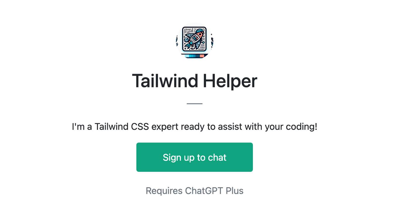 Tailwind Helper Screenshot