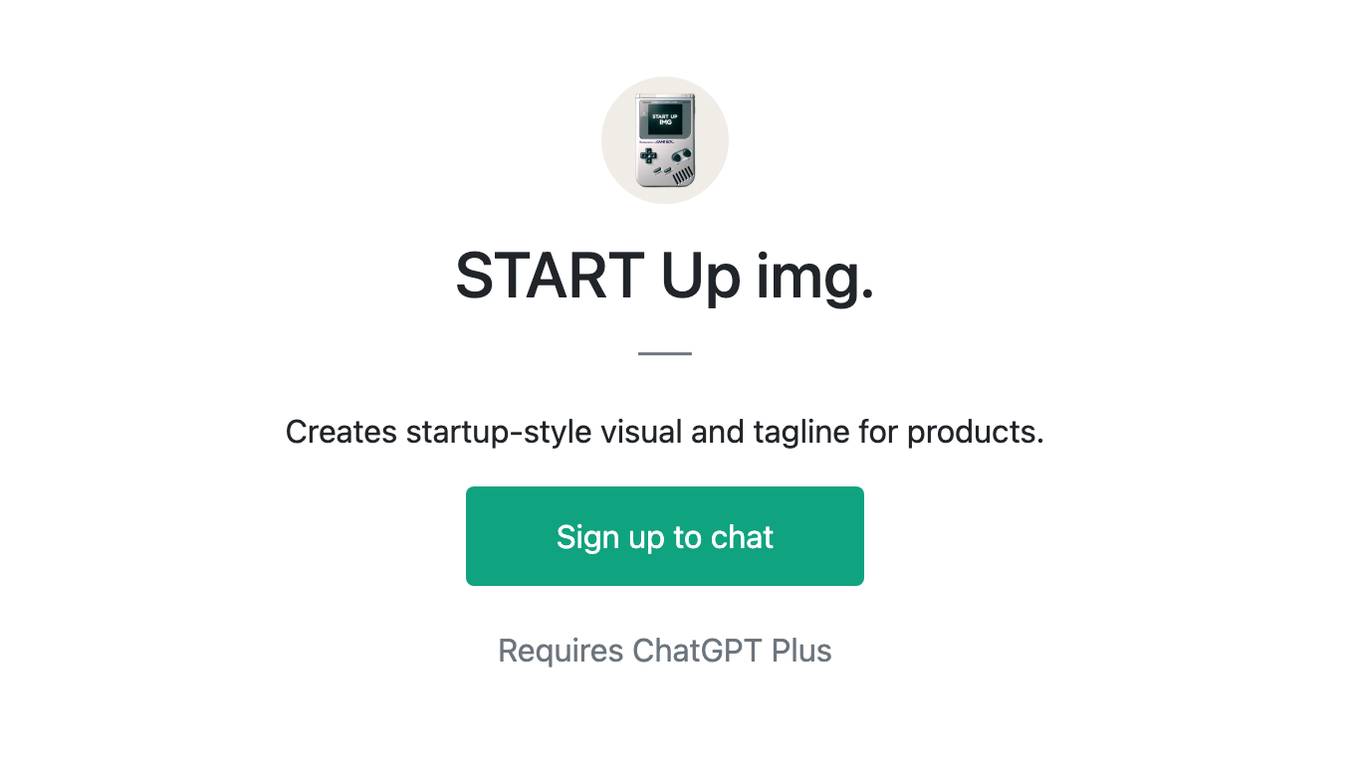 START Up img. Screenshot