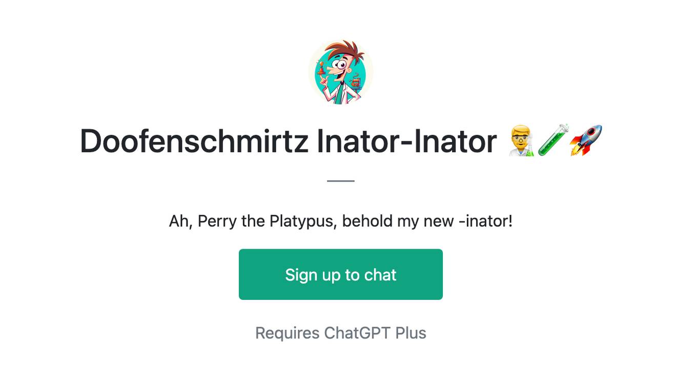 Doofenschmirtz Inator-Inator 👨‍🔬🧪🚀 Screenshot