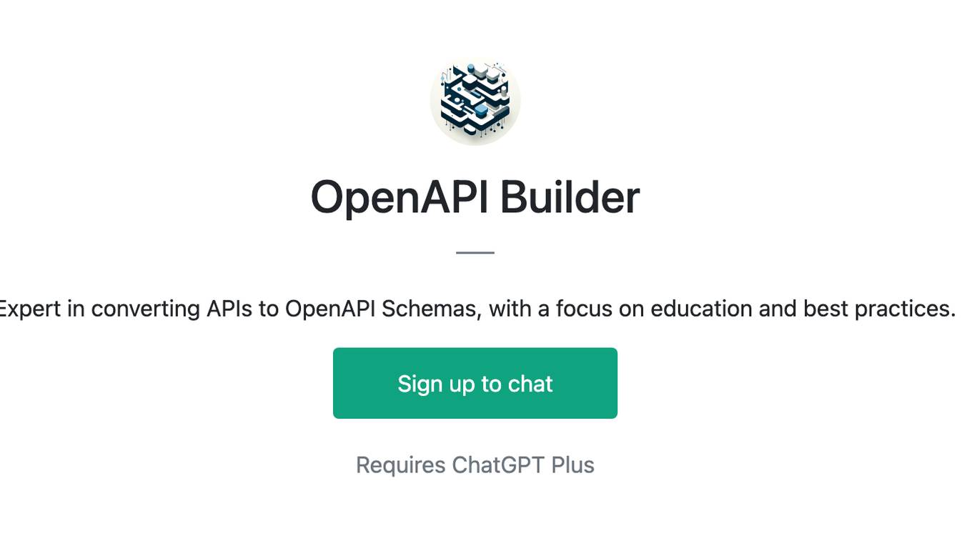 OpenAPI Builder Screenshot