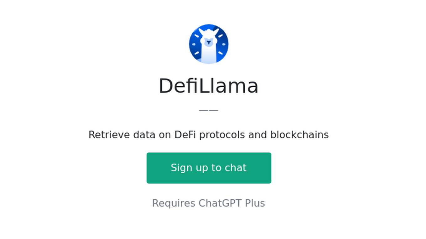 DefiLlama Screenshot