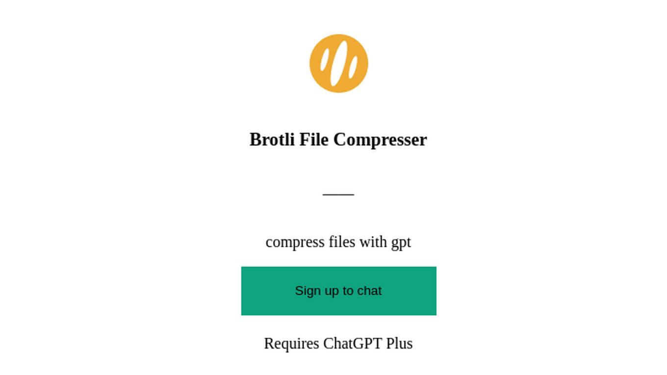 Brotli File Compresser Screenshot