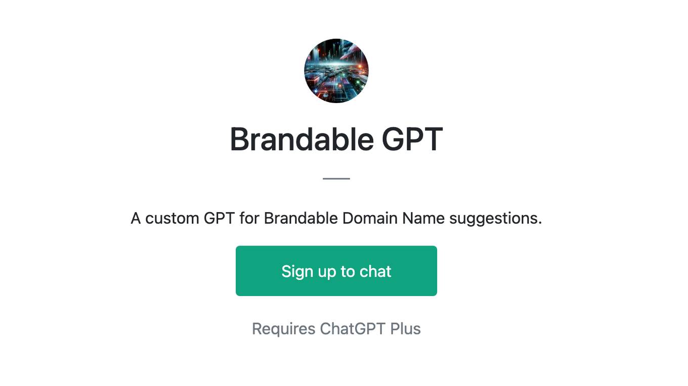 Brandable GPT Screenshot