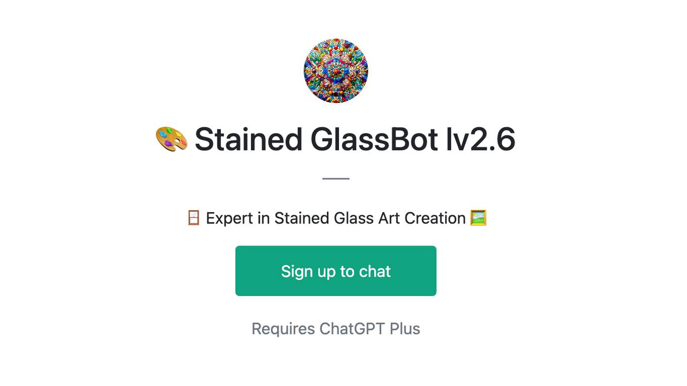 🎨 Stained GlassBot lv2.6 Screenshot