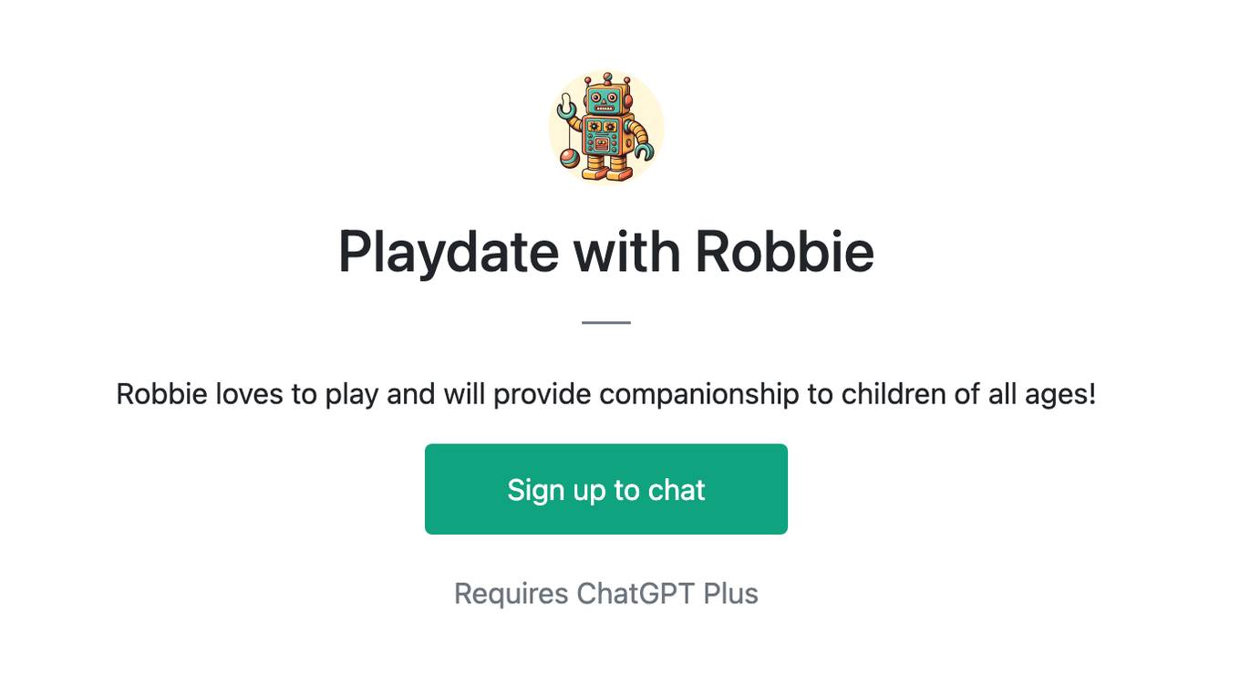 Playdate with Robbie Screenshot