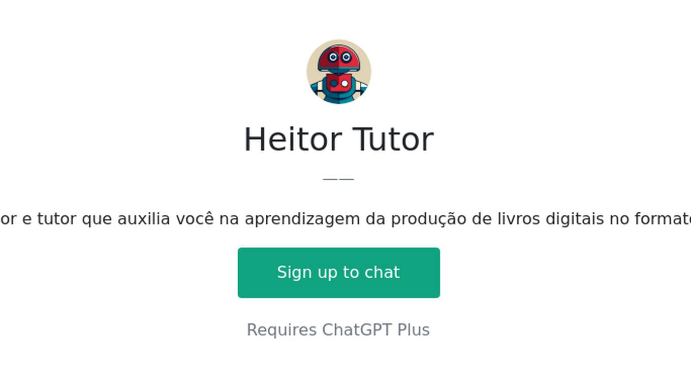 Heitor Tutor Screenshot