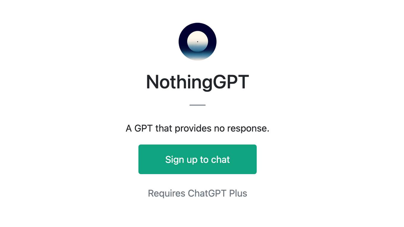 NothingGPT Screenshot