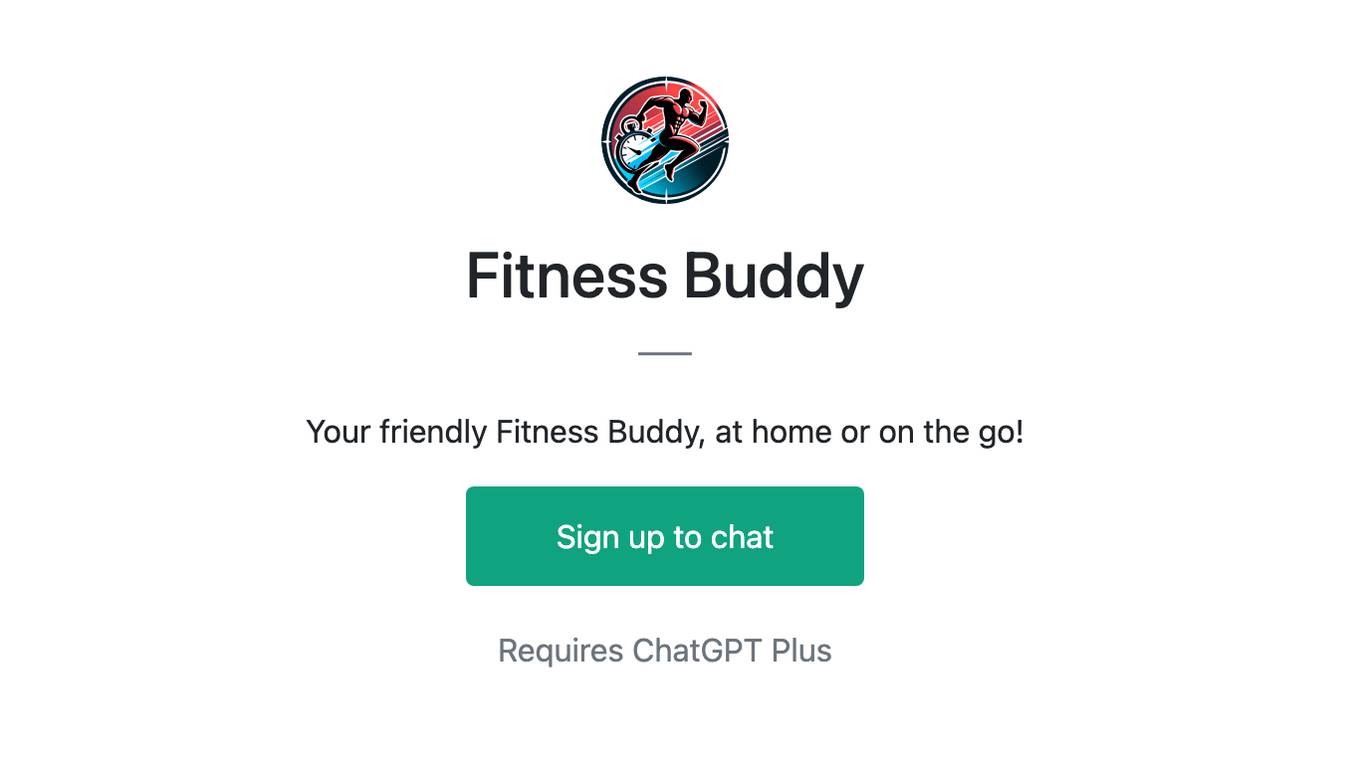 Fitness Buddy Screenshot