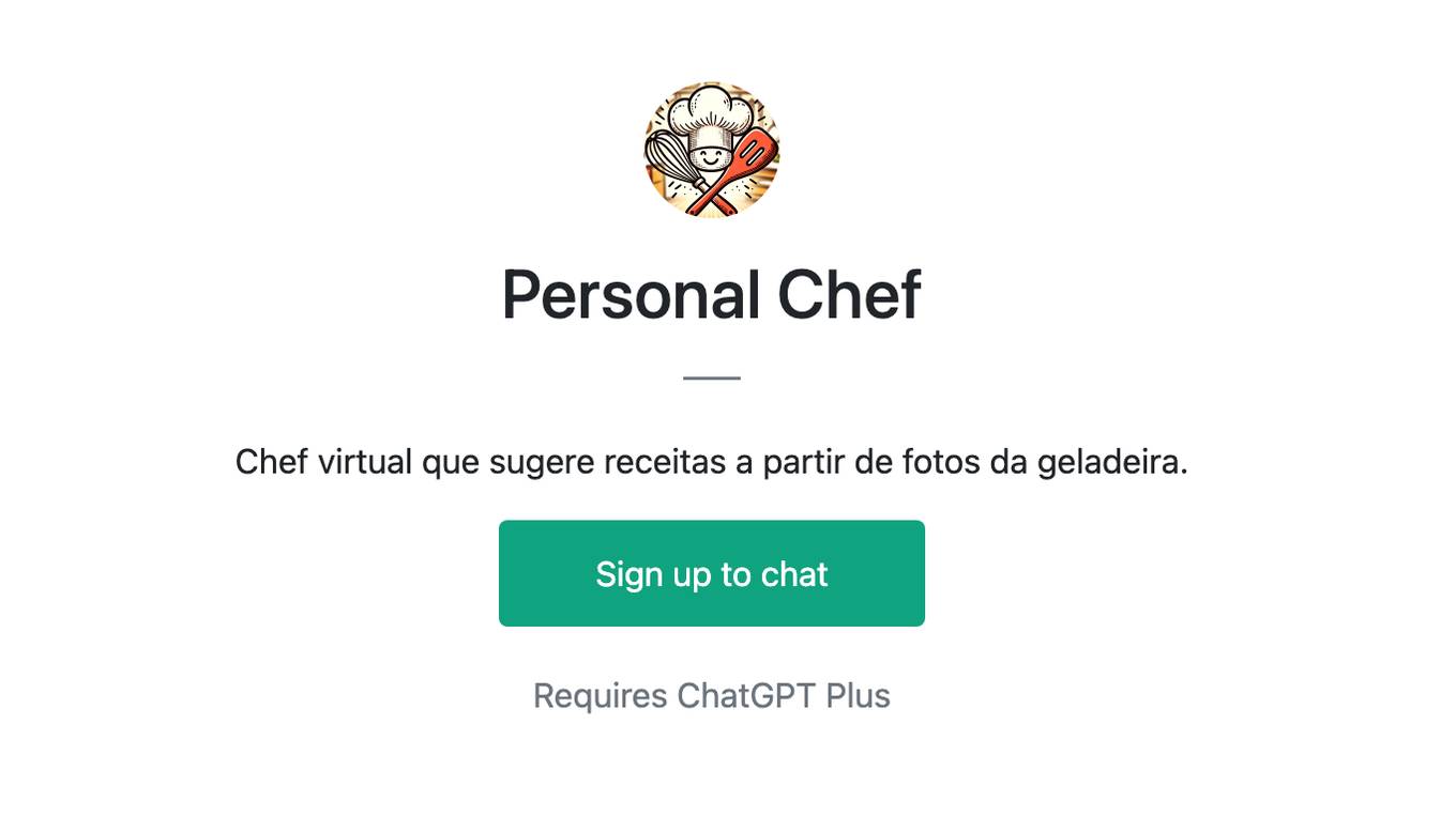 Personal Chef Screenshot