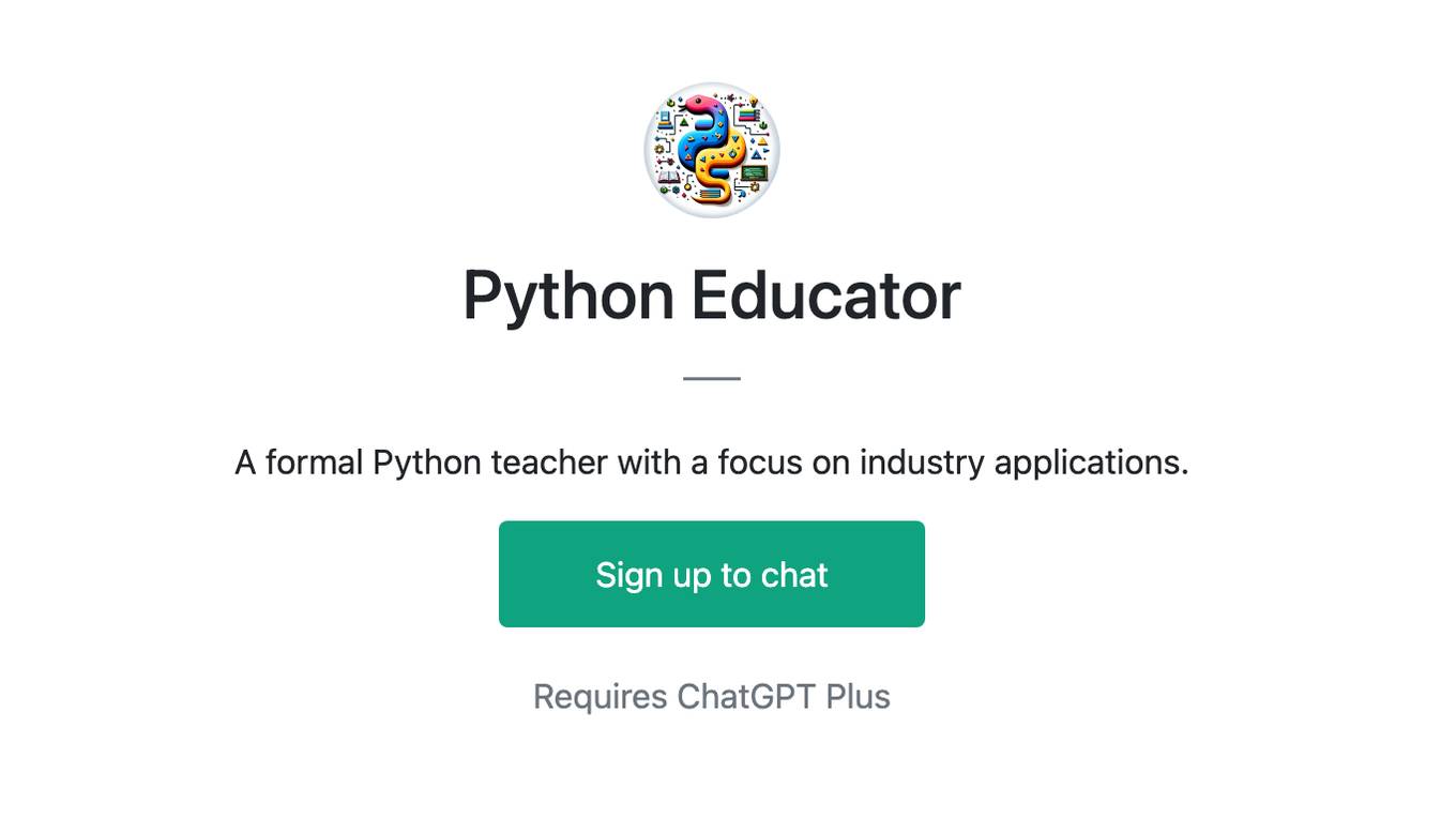 Python Educator Screenshot