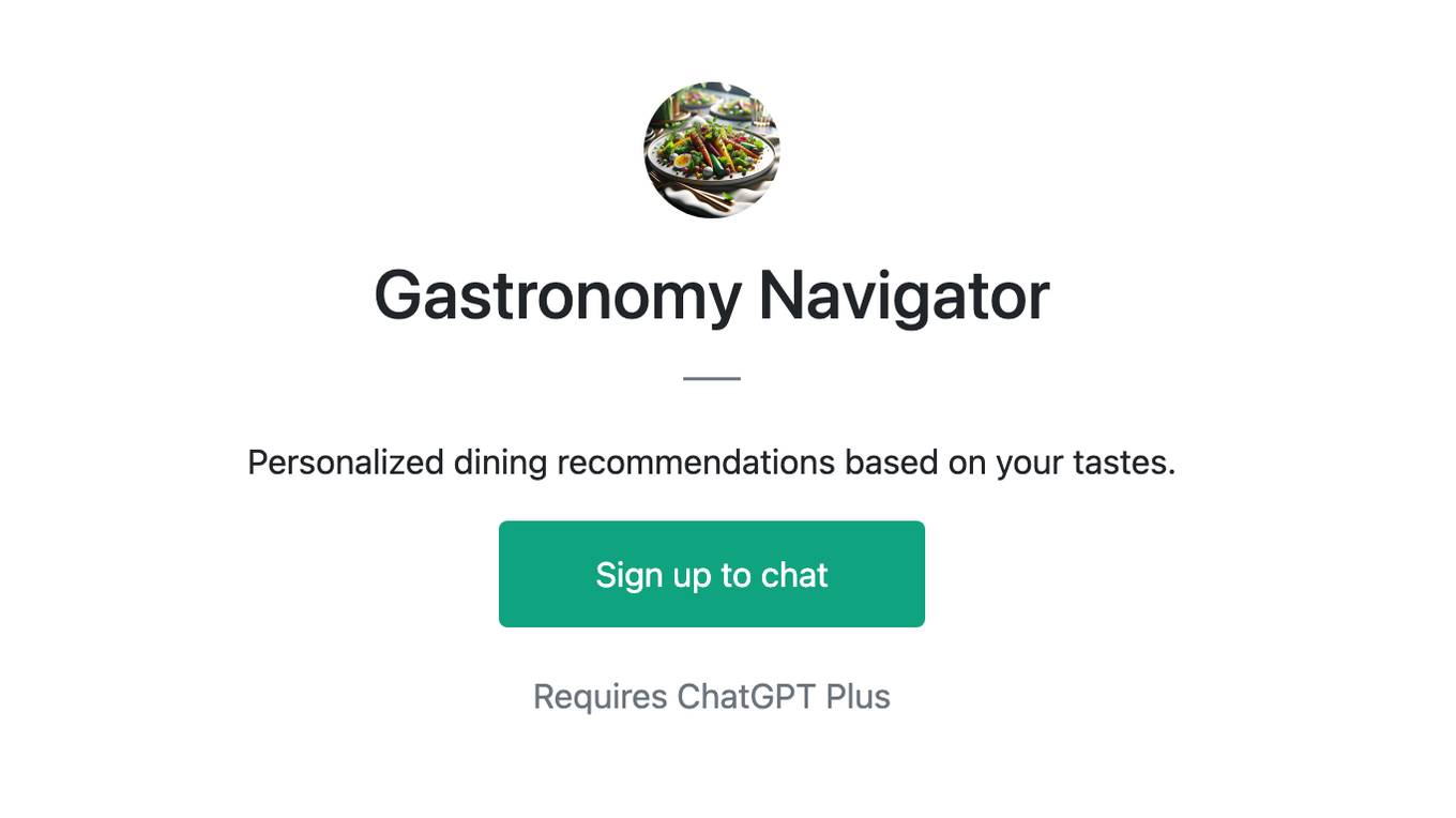 Gastronomy Navigator Screenshot