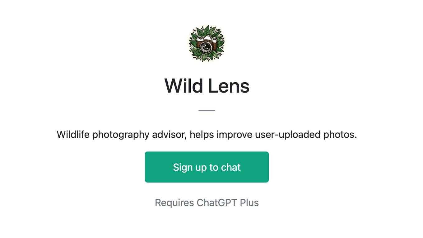 Wild Lens Screenshot