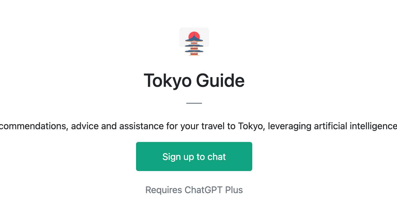 Tokyo Guide Screenshot