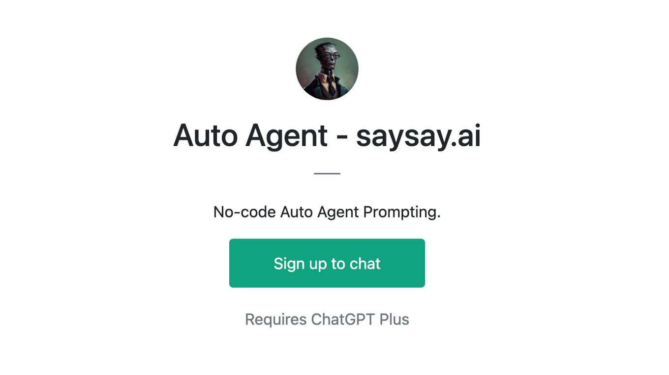 Auto Agent - saysay.ai Screenshot