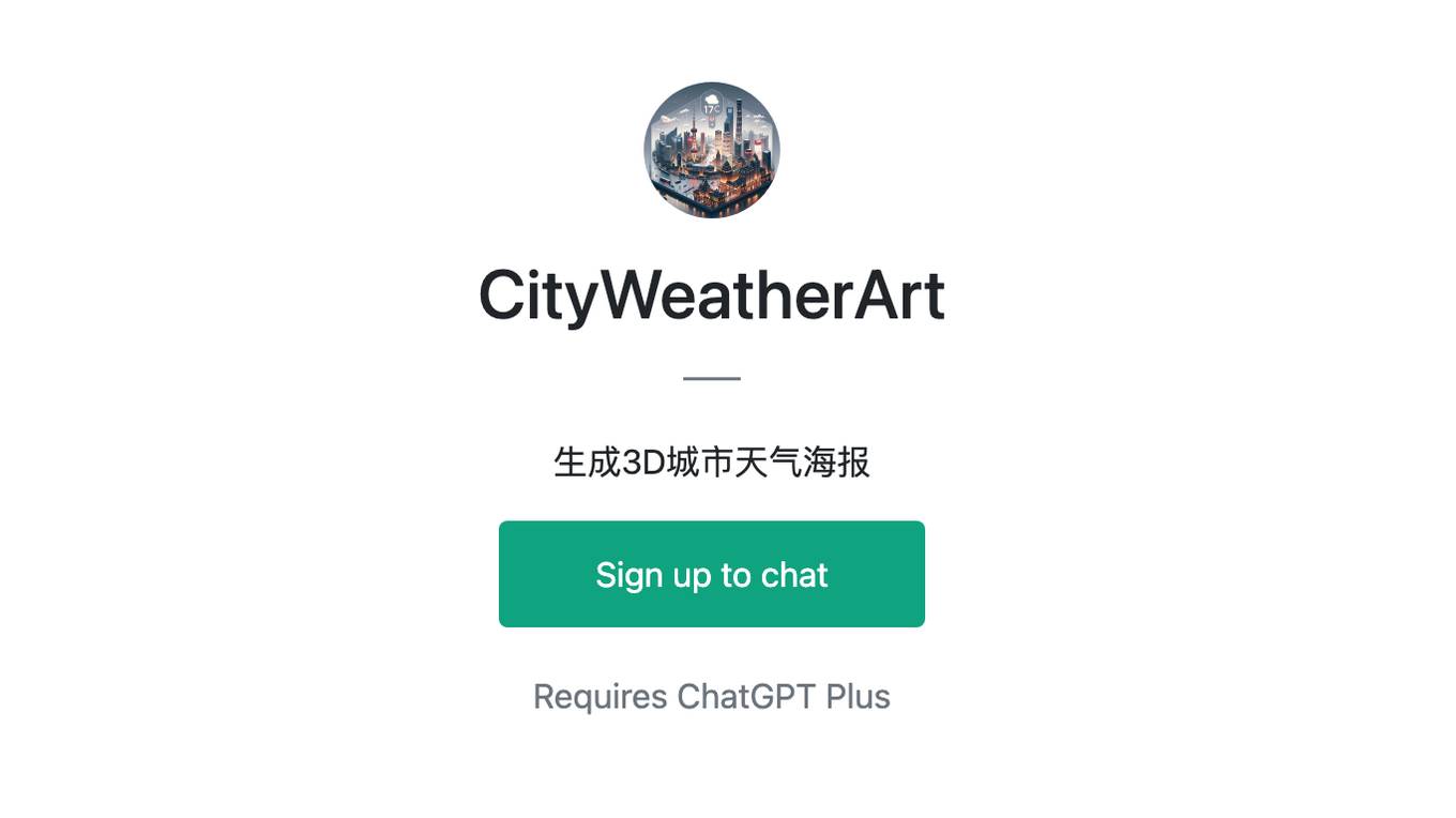 CityWeatherArt Screenshot