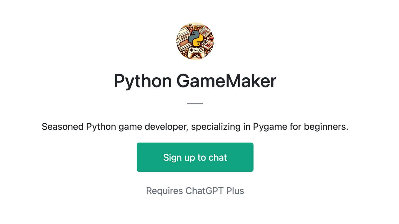 Python GameMaker Screenshot