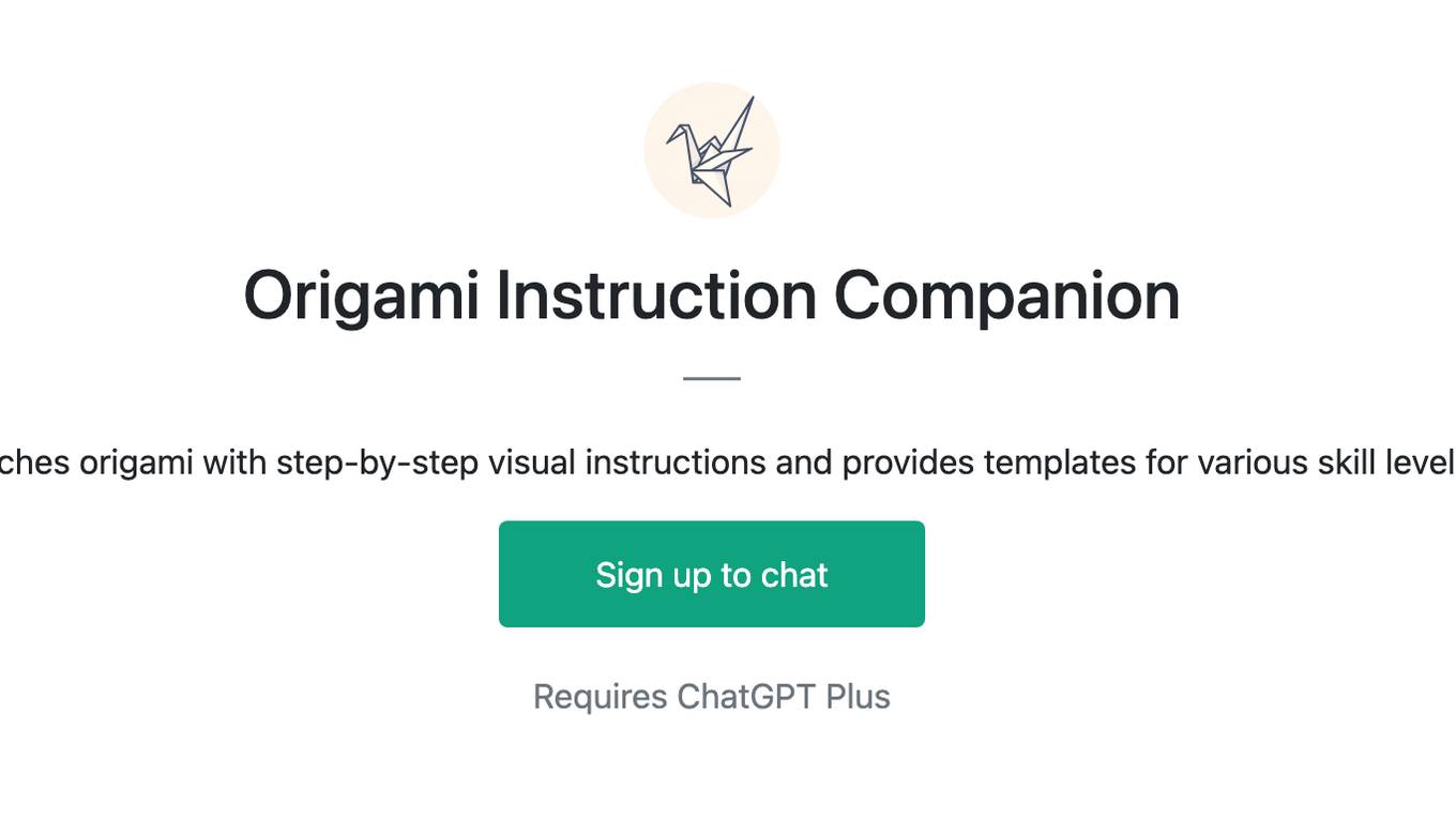 Origami Instruction Companion Screenshot