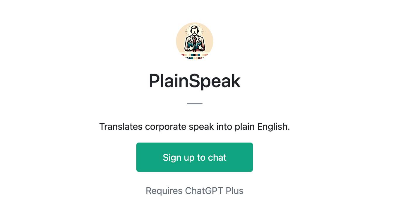 PlainSpeak Screenshot