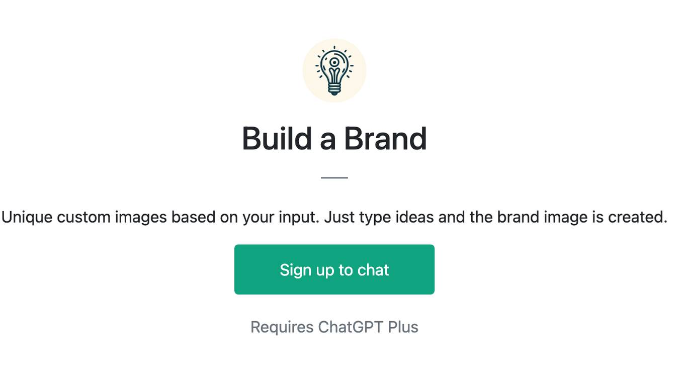 Build a Brand Screenshot