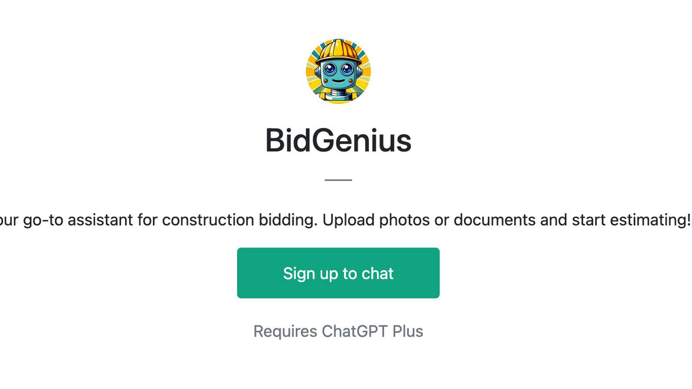 BidGenius Screenshot