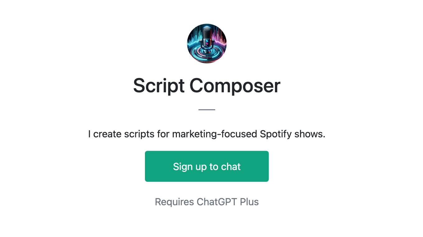 Script Composer Screenshot