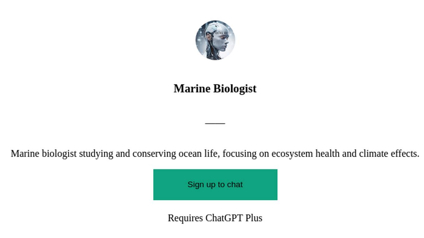 Marine Biologist Screenshot