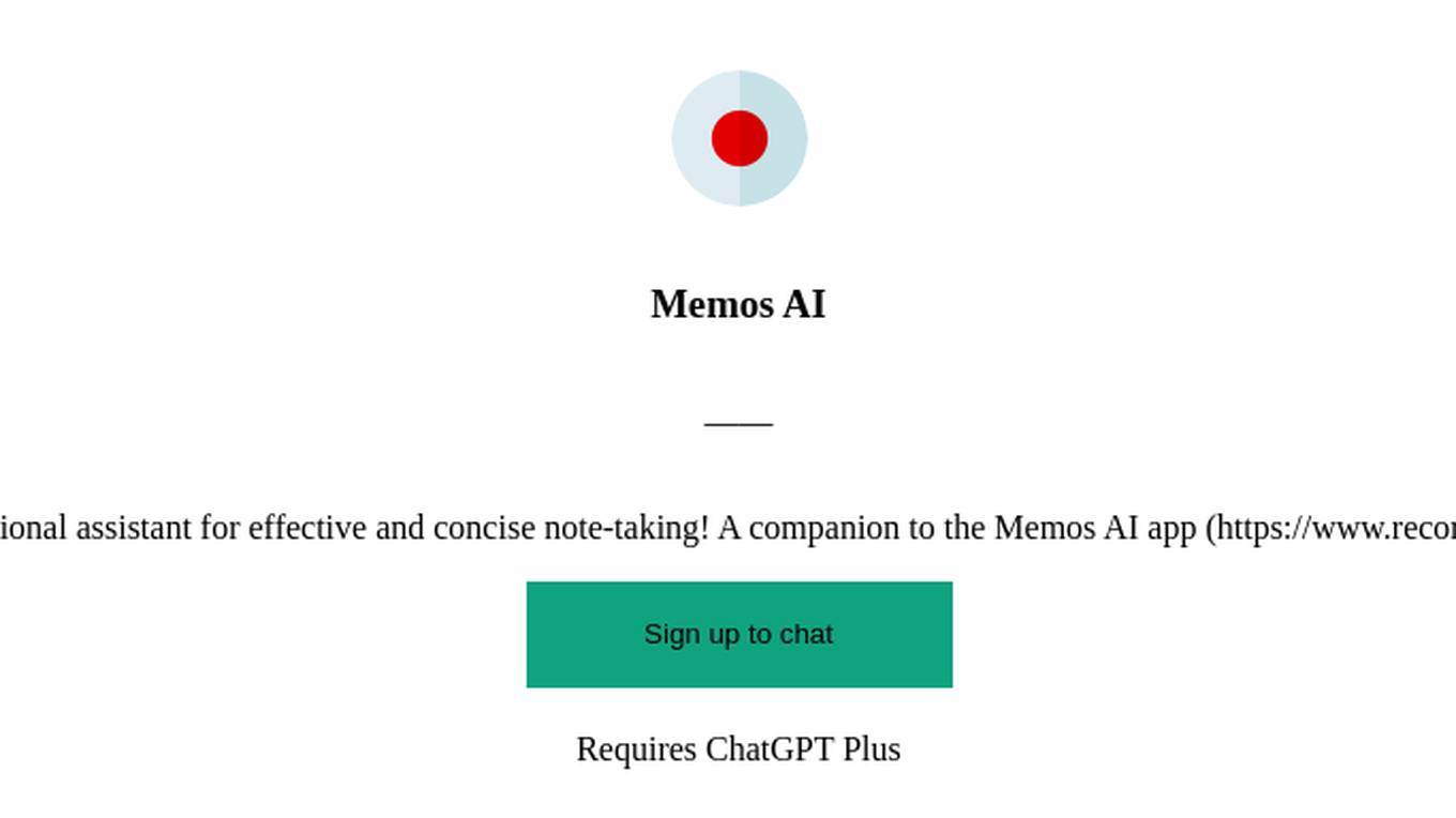 Memos AI Screenshot