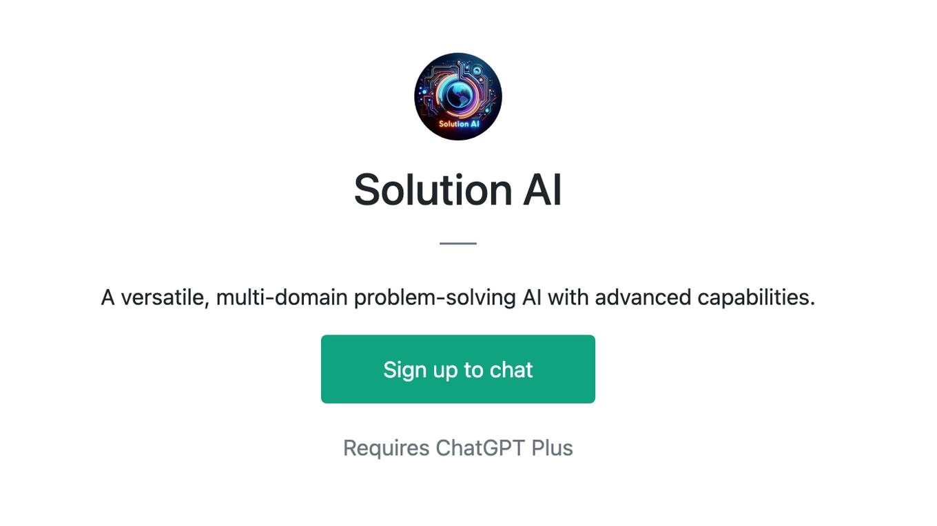 Solution AI Screenshot